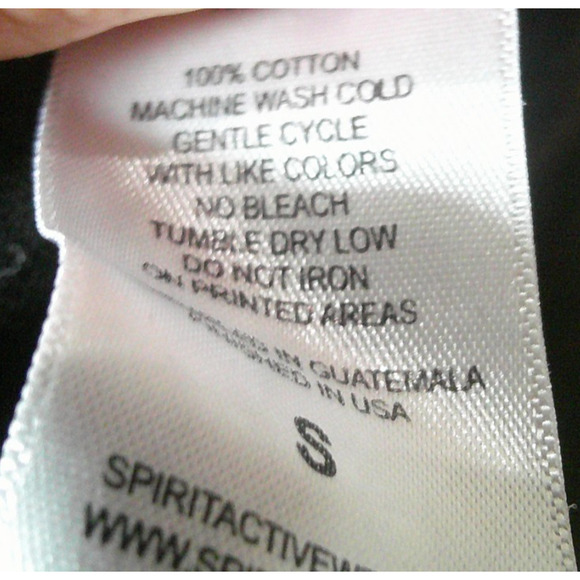 Spirit Jersey Coastal Carolinas Black Cropped Crewneck Sweatshirt Women's Small - Picture 6 of 6